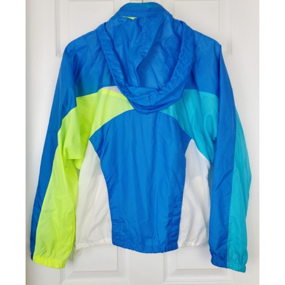 Vintage nike color block windbreaker hoodie jacket - Picture 2 of 8